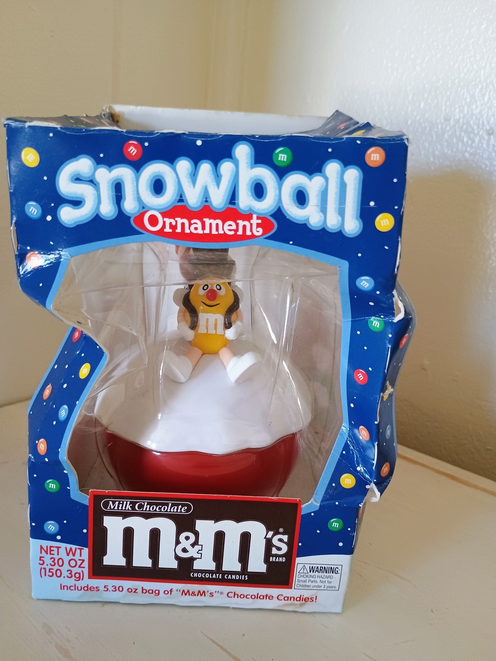 M&M Snowball Ornament